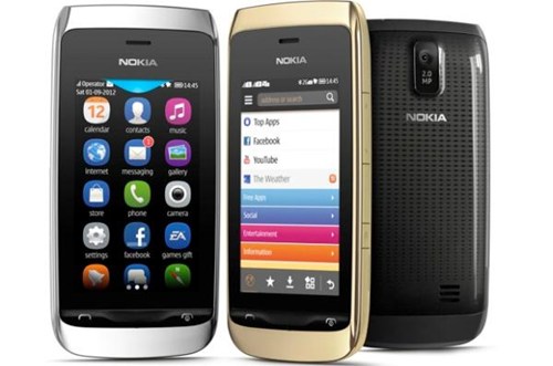 Nokia công bố 2 điện thoại Asha Touch mới